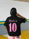 SHE'S A 10 T-shirt Fille